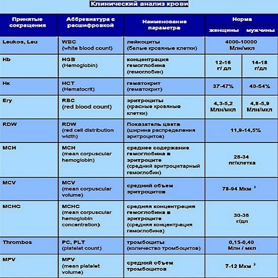 Клинический анализ крови