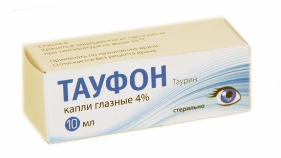 как действуют капли для глаз Тауфон, инструкция по применению