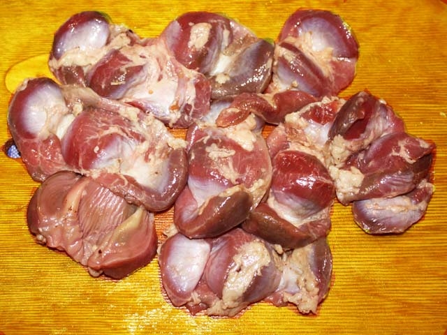 Сколько варить куриные желудки?