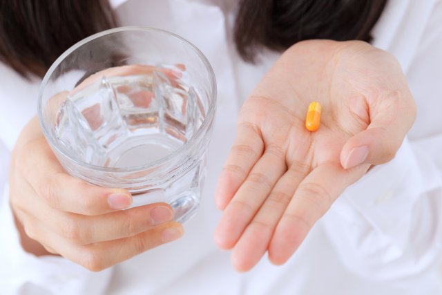 Прием таблеток