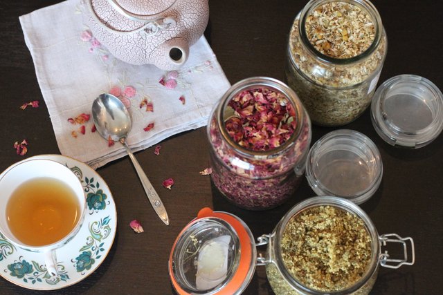 Чай с лечебными травами